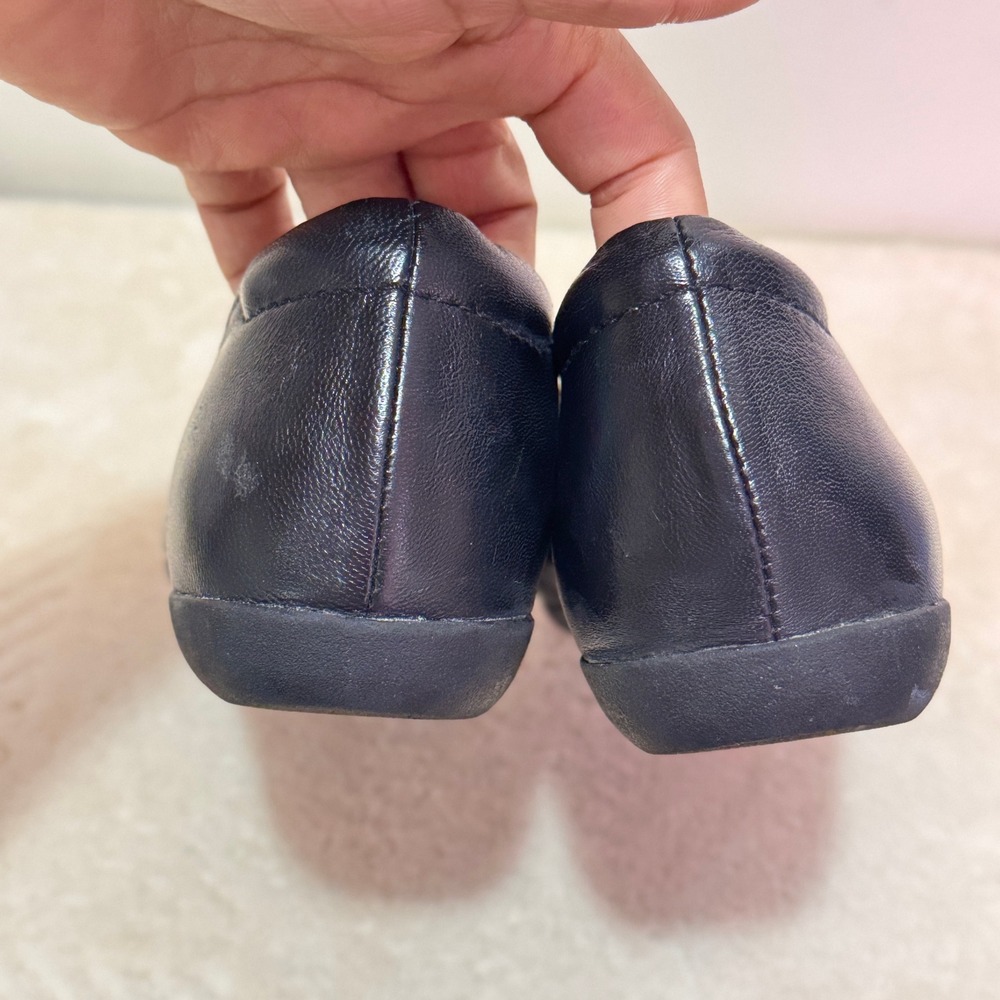 Naturalizer Women Black Leather Ballet Flats Slip On Shoes Size 8 M - Picture 9 of 9